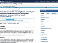 Guidance on authorship with and acknowledgement of patient partners in patient-oriented research Thumnail